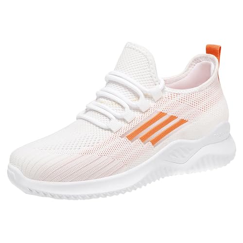 Sportschuhe Herren Mesh Atmungsaktive Antirutsch, Laufschuhe Damen Leicht Fashion Turnschuhe Weichesohle Fitnessschuhe Mit Schnürung Joggingschuhe Memory Schaum Freizeitschuhe Stretch Sneaker- von Generic
