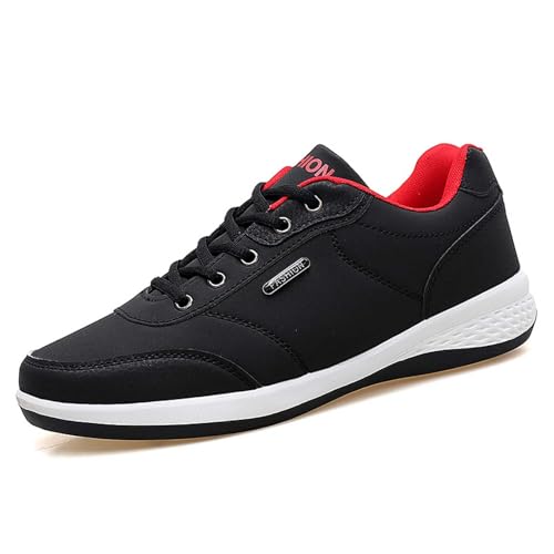 Sportschuhe Herren Mit Schnürsenkel, Laufschuhe Mit Dämpfung Herren, Turnschuhe Mit Luftpolster Sportlichen Halbschuhe Fashion Leicht Joggingschuhe rutschfeste Trainingsschuhe Freizeit Wanderschuhe von Generic