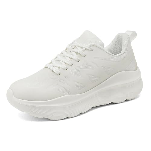 Sportschuhe Herren Mit Schnürsenkel, Sport Schuhe Herren, Turnschuhe Mit Luftpolster Sportlichen Halbschuhe Fashion Leichtgewichts Joggingschuhe rutschfeste Tennisschuhe Casual Wanderschuhe von Generic