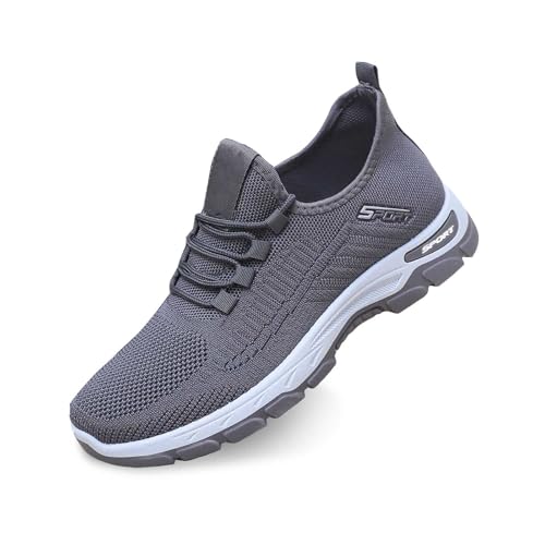 Sportschuhe Herren - Outdoor-Lässige Schuhe rutschfeste Gummisohlen Leicht Fitnessschuhe Casual Mesh Breathable Walking Sneakers Freizeit Outdoor Schuhe Bequem Soft Sommerschuhe Sportschuhe Herren - Outdoor-Lässige Schuhe rutschfeste Gummisohlen Leicht Fitnessschuhe Casual Mesh Breathable Walking Sneakers Freizeit Outdoor Schuhe Bequem Soft Sommerschuhe von Generic