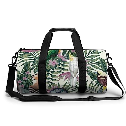 Sporttasche Blätter Vogel Sport-Sporttaschen Für Männer, Frauen, Yoga-Tasche, Wochenendtaschen 45x23x23cm von Generic