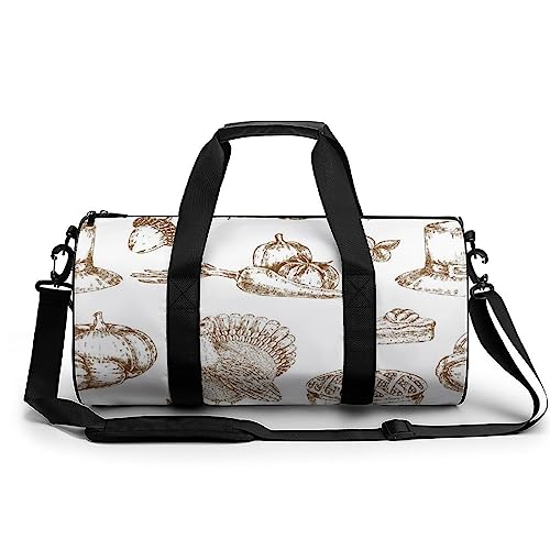 Sporttasche Erntedankfest Sport-Sporttaschen Für Männer, Frauen, Yoga-Tasche, Wochenendtaschen 45x23x23cm von Generic