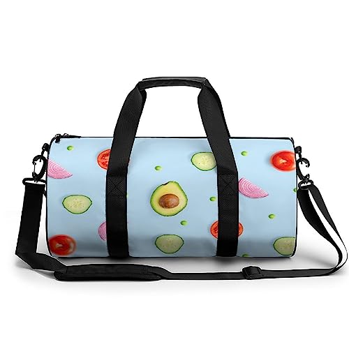 Sporttasche Frucht Tomate Sport-Sporttaschen Für Männer, Frauen, Yoga-Tasche, Wochenendtaschen 45x23x23cm von Generic