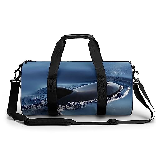 Sporttasche Meerestier Delfin Sport-Sporttaschen Für Männer, Frauen, Yoga-Tasche, Wochenendtaschen 45x23x23cm von Generic