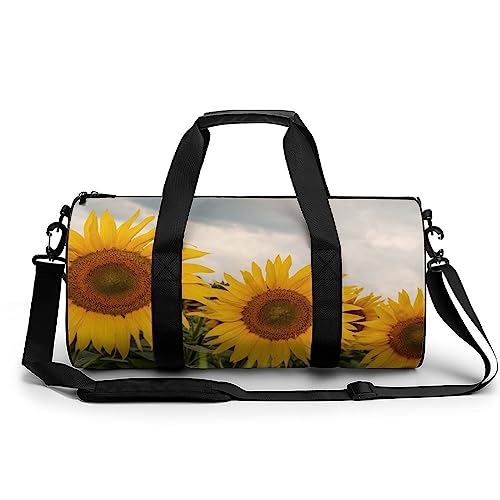 Sporttasche Sonnenblume Sport-Sporttaschen Für Männer, Frauen, Yoga-Tasche, Wochenendtaschen 45x23x23cm von Generic