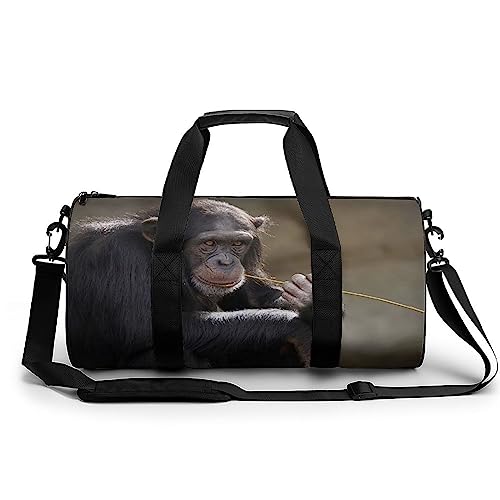 Sporttasche Tier AFFE Sport-Sporttaschen Für Männer, Frauen, Yoga-Tasche, Wochenendtaschen 45x23x23cm von Generic