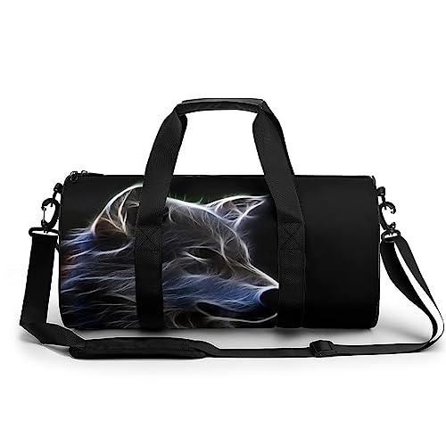 Sporttasche Wolf Sport-Sporttaschen Für Männer, Frauen, Yoga-Tasche, Wochenendtaschen 45x23x23cm von Generic