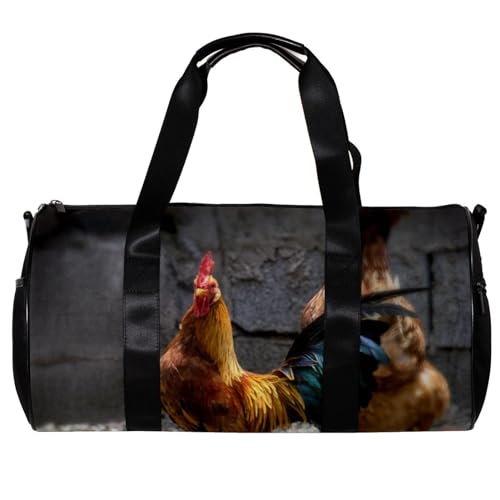 Sporttaschen für Herren,Reisetaschen für Damen,Trainingstasche,Nutztiergeflügel Huhn von Generic