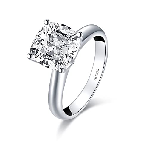 Statement Ringe Mode Einfache Ehering 925 Sterling Silber Ring von Generic