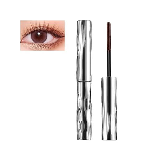 Steel Pipe Eyelash Primer, Full and Soft Mascara, Waterproof Long Curling Mascara, No-Smudge Long-Lasting Eyelash Mascara (Brown) von Generic