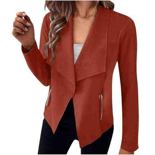 Steppweste Beige Lang Damen Mantel Orange Blazer Casual Damen Strickjacke Lang Strickjacke Lang Grau Grobstrick Blazer Schwarz Kurz Mantel Mit Fell Damen Dufflecoat Damen Schwarz Moderne von Generic