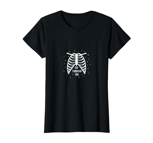 Sternenribbage: Durchschaubare anatomische Kunst T-Shirt, Damen, Schwarz, 3XL Sternenribbage: Durchschaubare anatomische Kunst T-Shirt, Damen, Schwarz, 3XL von Generic