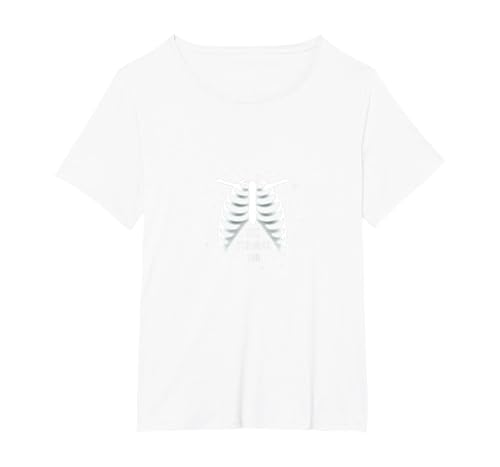 Sternenribbage: Durchschaubare anatomische Kunst T-Shirt, Damen Große Größen, Weiß, 5X Sternenribbage: Durchschaubare anatomische Kunst T-Shirt, Damen Große Größen, Weiß, 5X von Generic