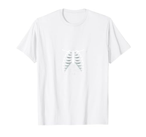 Sternenribbage: Durchschaubare anatomische Kunst T-Shirt, Herren, Weiß, 3XL von Generic