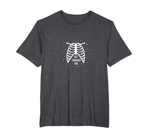 Sternenribbage: Durchschaubare anatomische Kunst T-Shirt, Herren Große Größen, Anthrazit Meliert, 4X Tall Sternenribbage: Durchschaubare anatomische Kunst T-Shirt, Herren Große Größen, Anthrazit Meliert, 4X Tall von Generic