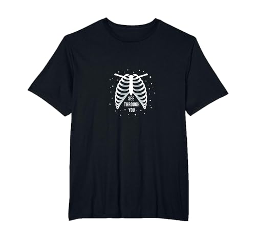 Sternenribbage: Durchschaubare anatomische Kunst T-Shirt, Herren Große Größen, Schwarz, 3X Tall Sternenribbage: Durchschaubare anatomische Kunst T-Shirt, Herren Große Größen, Schwarz, 3X Tall von Generic