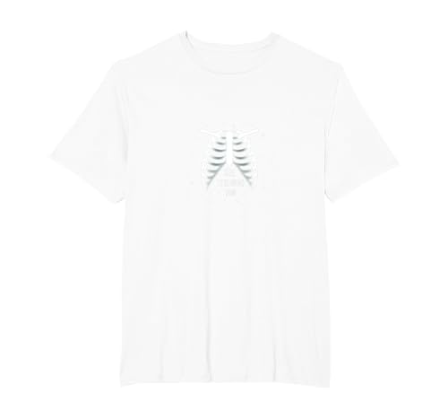 Sternenribbage: Durchschaubare anatomische Kunst T-Shirt, Herren Große Größen, Weiß, 2X Tall von Generic
