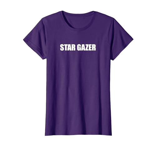 Sterngucker T-Shirt, Damen, Violett, XS von Generic