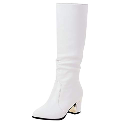 Stiefel Damen Mit Absatz Elegant - Lederstiefel Blockabsatz Schlupfstiefel Langschaft Overknees Stiefel Pu-Leder Reitstiefeletten Halbhoch Winterstiefel Spitz Damenstiefel Winter Boots Stiefel Damen Mit Absatz Elegant - Lederstiefel Blockabsatz Schlupfstiefel Langschaft Overknees Stiefel Pu-Leder Reitstiefeletten Halbhoch Winterstiefel Spitz Damenstiefel Winter Boots von Generic