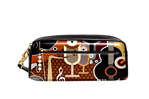 Stifte-Organizer Musikinstrumente Gitarre Musiknoten Make-Up Tasche Premium Stifthalter Praktischem Tasche Für Student Jungen Mädchen von Generic