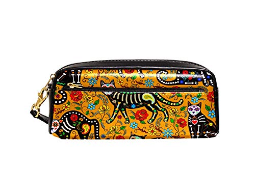 Stiftetasche Griff Katzen Und Blumen Bleistift Beutel Praktischem Bleistifttasche Mit Reißverschluss Bleistift Tasche Für Büro College-Studenten Mädchen von Generic