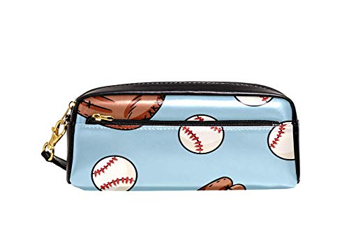 Stifthalter Baseball Und Handschuhe Bleistiftetui Strapazierfähig Bleistift Beutel Mit Reißverschluss Stiftetasche Für Erwachsener College Unisex von Generic