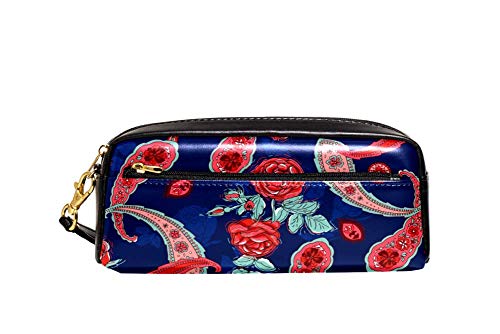 Stifthalter Rote Blumenkarpfen Bleistift Beutel Mit Reißverschluss Pencil Case Praktischem Bleistifttasche Für Teenager Schule Mädchen von Generic