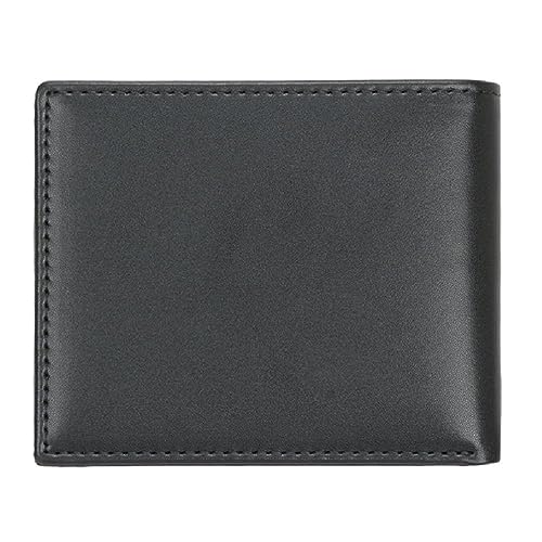 Stilvolle Kreditkarten-Halter Brieftasche für Männer Blockieren Geschützte PU Bifold Brieftaschen Münzbörse Kompakte Brieftasche, Schwarz , Vintage von Generic