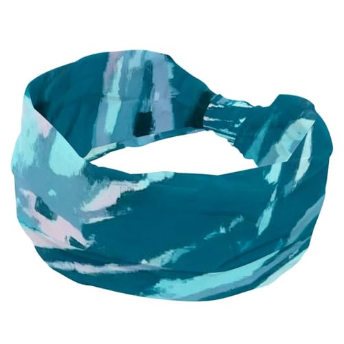 Stirnbänder für Damen, rutschfest, elastisch, Sport-Haarbänder für Damen, weiches Stoff-Stirnband für Workout, Yoga, modisches Haarzubehör, abstraktes Graffiti-20, 1 Stück von Generic