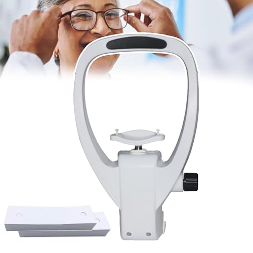 Stirnstütze Optometrie-Zubehör Kinnstütze Einstellbare Optische Instrument Training Halterung mit Höhenverstellung Knopf (Kurve von Generic