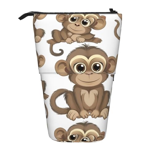 Strapazierfähig Pencil Case Faultier-Hintergrund Bleistiftetui Tragbar Bleistift Beutel für Jungen Teenager Erwachsener von Generic