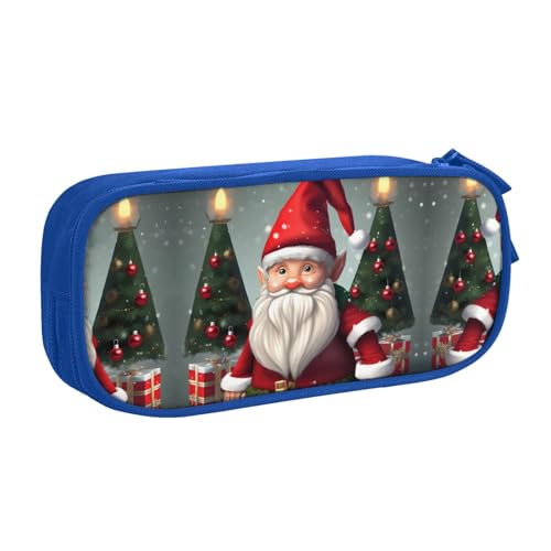 Strapazierfähig Pencil Case Weihnachts-Traditioneller Wichteldruck Federtasche Premium Bleistifttasche für Schulsachen Erwachsene Mädchen von Generic