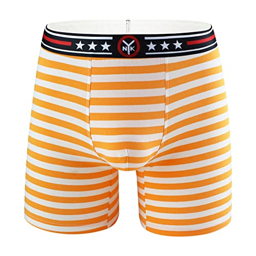 Streifenunterwäsche Bequeme Slip Höscheng-String Microfaser Langes Hosen Sportunterwäsche Atmungsaktive Unterhose Knickers Weich Unterhosen Männer Slips Jockstrap String Tanga Herren Boxershorts von Generic