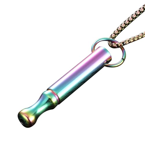 Stressabbau Halskette | Stress Atmen Halskette - Stress Relief Meditation Anhänger Achtsame Atmung Halskette Edelstahl Atem Halskette, Refer to description, Siehe Beschreibung, Unisex von Generic