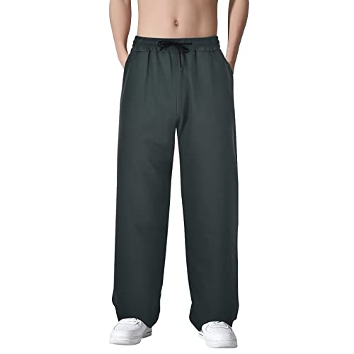 Stretch Jogginghose für Männer Baumwolle Sweathose Loose Fit Geradem Schnitt Freizeithose Sommer Outdoor Leicht Trainingshose Yogahose Jungen Jogginghose Relaxing Hose Dunkelgrau L Stretch Jogginghose für Männer Baumwolle Sweathose Loose Fit Geradem Schnitt Freizeithose Sommer Outdoor Leicht Trainingshose Yogahose Jungen Jogginghose Relaxing Hose Dunkelgrau L von Generic