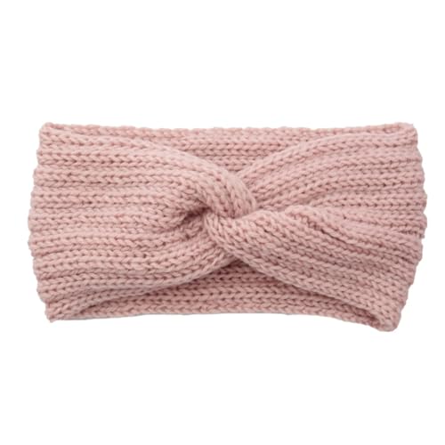 Strick-Yoga-Stirnband für Damen, Winter, weich, Ohrenwärmer, Haarbänder, Stretch-Knoten, Bandana, kaltes Wetter, winddicht, beige von Generic