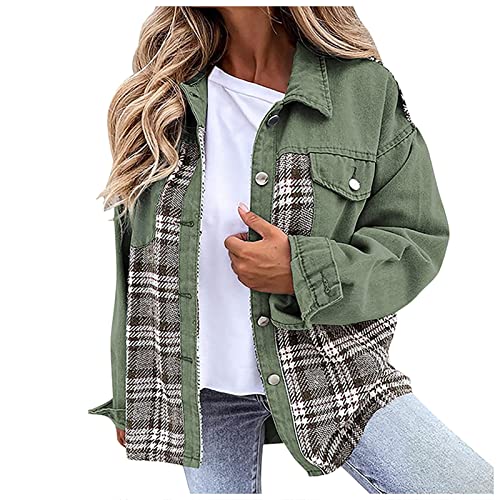 Strickjacke Damen, Weste Frauen Regencape Mantel Kaufen Kurze Winterjacke Puffermantel Pailletten Jacke Herbst Jacken Kurz Fahrrad Regenjacke Atmungsaktiv Leichte Softshelljacke(1-Grün, S) von Generic