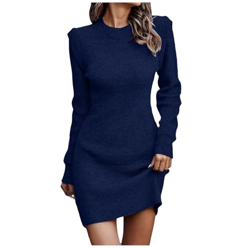 Strickkleid Damen Herbst Pulloverkleid Damen Elegant A-Linien Lose Casual Tailliertes Große Größen Sweatkleid Herbst Damen Wollkleid Winter Warm Soft Bequem Einfarbig Freizeitkleid Strickkleider Damen Strickkleid Damen Herbst Pulloverkleid Damen Elegant A-Linien Lose Casual Tailliertes Große Größen Sweatkleid Herbst Damen Wollkleid Winter Warm Soft Bequem Einfarbig Freizeitkleid Strickkleider Damen von Generic