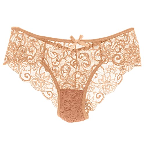 String Tanga Damen Sexy Dessous Ouvert Aushöhlen Durchsichtig Damenslips Seamless Panties Hipsters Unterwäsche Frauen Spitze Panty Weich Und Dehnbar Unterhosen Damen Erotisch von Generic