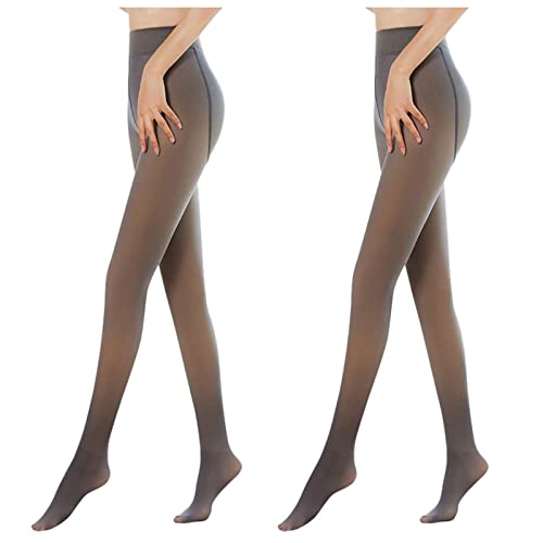 Strumpfhosen Damen - Thermostrumpfhosen Frauen Fleece Gefütterte Dicke Pantyhose Thermo Strumpfhose Elastische Warmer Leggings Blickdicht Winterleggins Bequem Langlebig von Generic