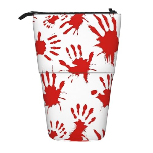 Stylisches Bleistifttasche Handabdrücke Stifthalter Praktischem Briefpapier Tasche für Kinder Damen Schulsachen von Generic