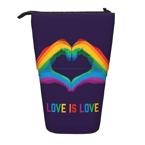 Stylisches Federmäppchen Liebe ist Liebe Mäppchen Strapazierfähig Federtasche für College-Studenten Erwachsene Mädchen von Generic