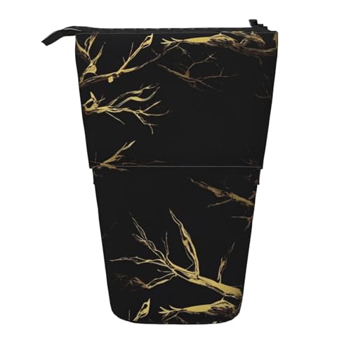 Stylisches Stiftemappe 3D-Gold-Marmorierungstextur Stifte-Organizer Praktischem Federmäppchen für Erwachsene Erwachsener Schulsachen Stylisches Stiftemappe 3D-Gold-Marmorierungstextur Stifte-Organizer Praktischem Federmäppchen für Erwachsene Erwachsener Schulsachen von Generic