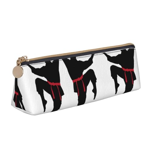 Stylisches Stiftemappe Karate Männer Bleistift Tasche Strapazierfähig Stiftetasche für Mädchen Schulsachen Studenten von Generic