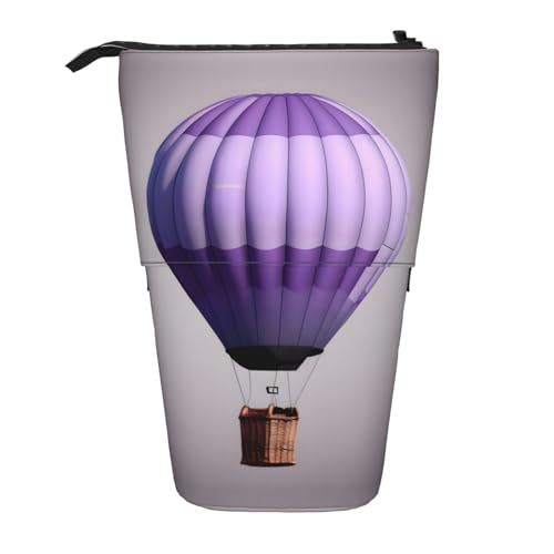 Stylisches Stiftemappe Lavendel-Heißluftballon Federmappe Strapazierfähig Federmäppchen für Kinder Erwachsener Jungen von Generic