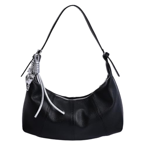 Stylish PU Leder Achselhöhle for Frauen Mädchen lässig Crescent Handtasche mit verstellbaren langen Geldbörsen von Generic