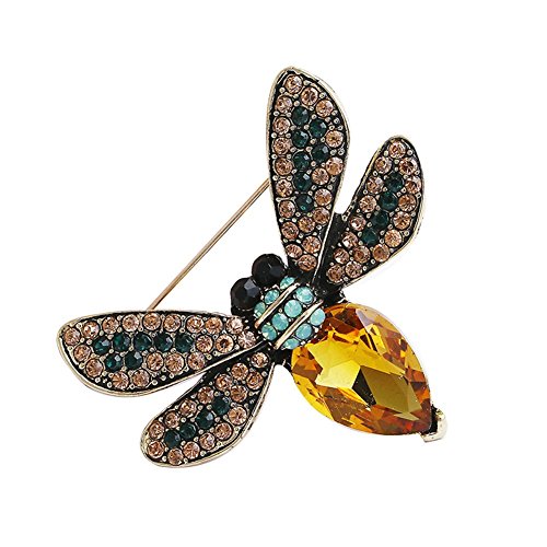 Süße Biene Brosche Kleidung Zubehör Weihnachten Brosche Strass Broschen Geburtstagsgeschenke Schals Schal Clip Mode Brosche Pins Professionell verarbeitet von Generic