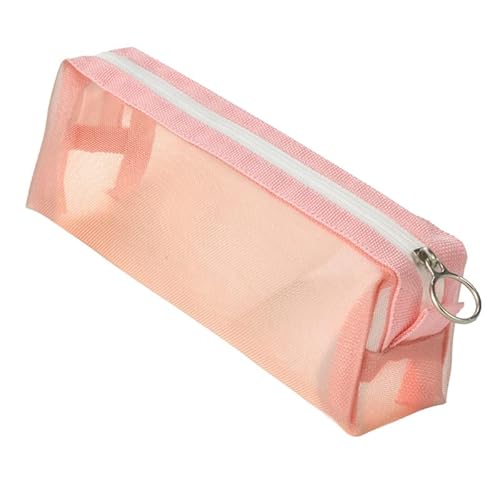 Süße Mesh Lagerung Beutel Klar Marker Bleistift Für Fall Organizer Schreibwaren Tasche Halter Candy Farbe Für Student Büro Wor Klar Bleistift Fall Mit Reißverschluss Große Kapazität Stationäre Reise von Generic