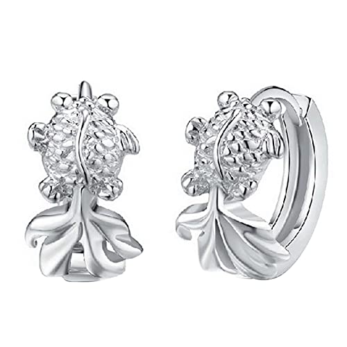 Süße und niedliche kleine Goldfische Funky Creolen Schmuck von Generic