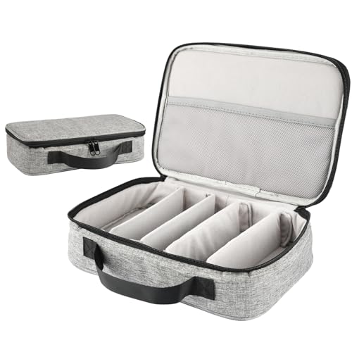 Sunglass Carry Case - Verstellbarer Teiler Eyewear Container, Travel -Freundliche Aufbewahrung | Faltbare Displaybox für Optik, Durable Objektiv-Sicherheitskoffer für , Koffer, Schlafzimmer von Generic